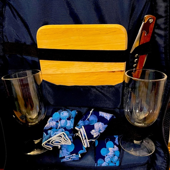 Backpack picnic basket - Picture 2 of 9